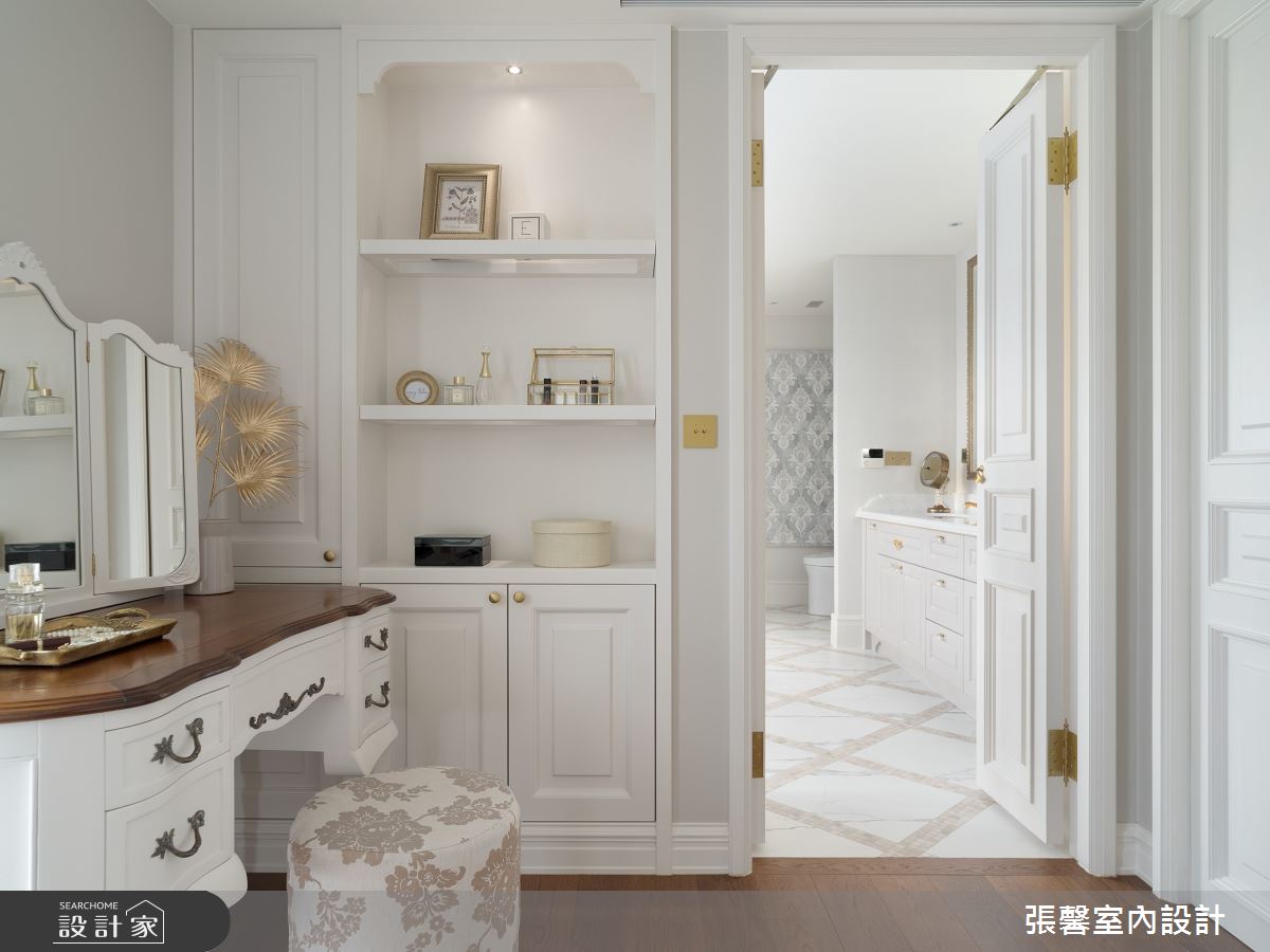 毛胚屋＿奢華風更衣間浴室案例圖片＿張馨室內設計/瀚觀室內裝修設計工程有限公司＿張馨_亙美 綠茵宏綿之35