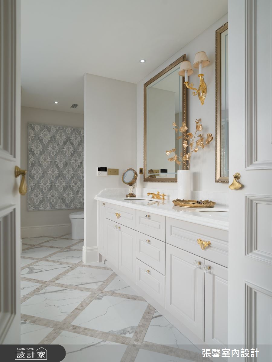 毛胚屋＿奢華風浴室案例圖片＿張馨室內設計/瀚觀室內裝修設計工程有限公司＿張馨_亙美 綠茵宏綿之36