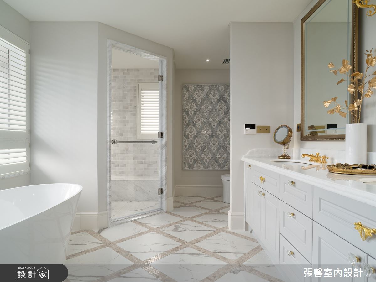毛胚屋＿奢華風浴室案例圖片＿張馨室內設計/瀚觀室內裝修設計工程有限公司＿張馨_亙美 綠茵宏綿之38