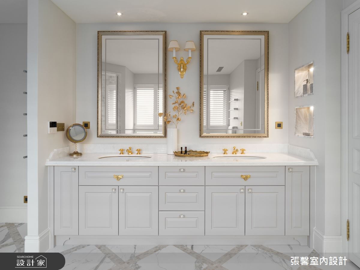 毛胚屋＿奢華風浴室案例圖片＿張馨室內設計/瀚觀室內裝修設計工程有限公司＿張馨_亙美 綠茵宏綿之39