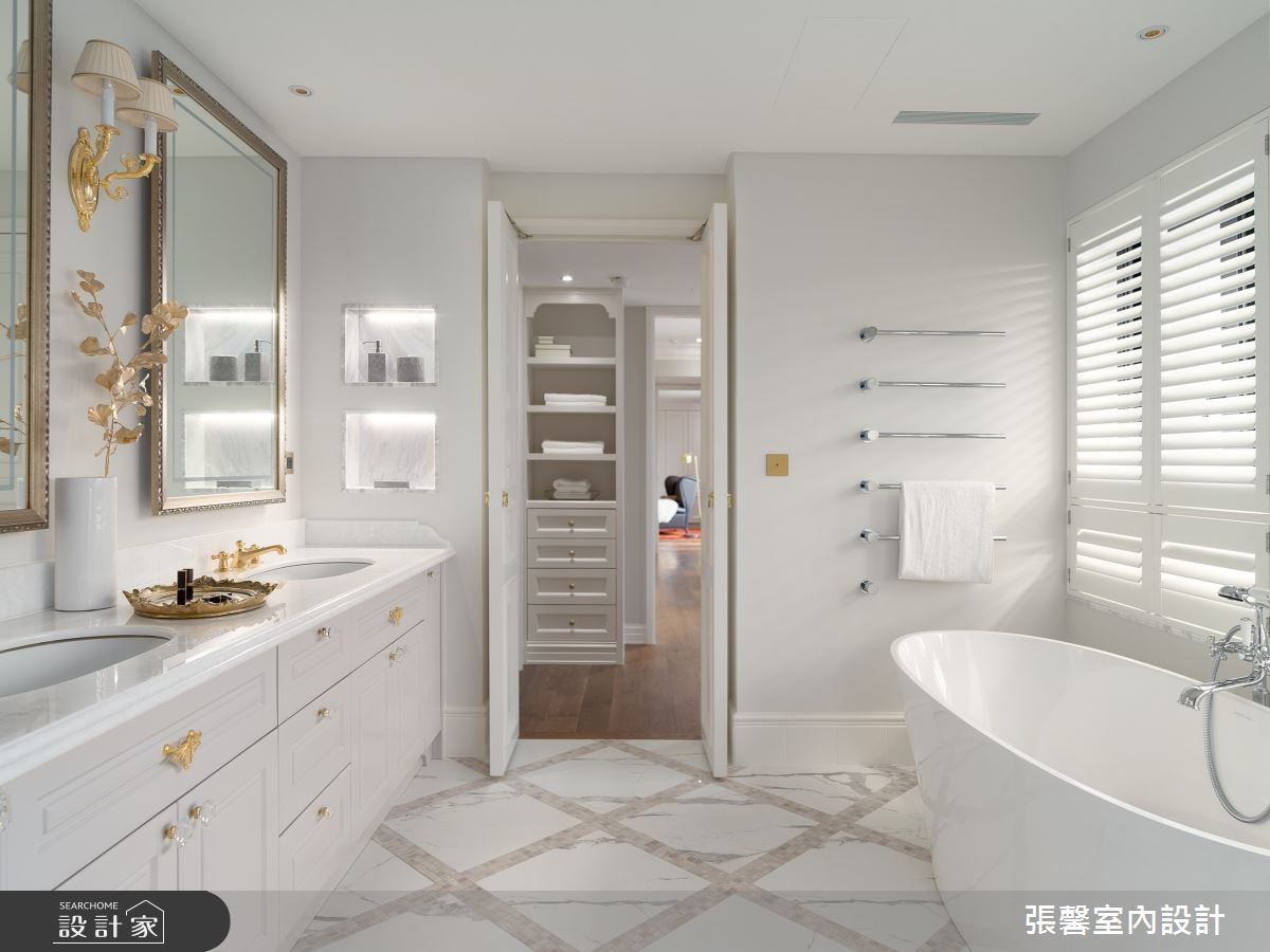 毛胚屋＿奢華風浴室案例圖片＿張馨室內設計/瀚觀室內裝修設計工程有限公司＿張馨_亙美 綠茵宏綿之40