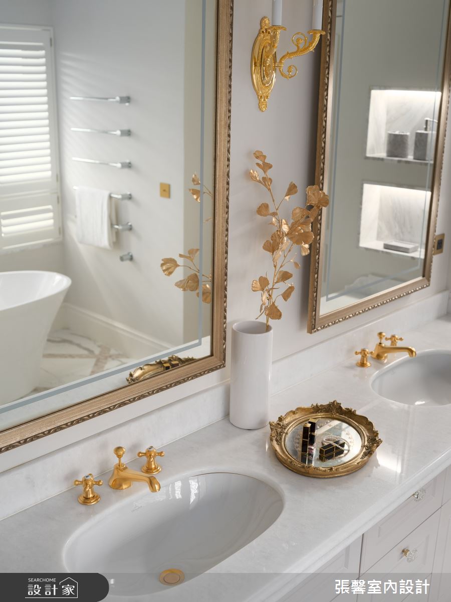 毛胚屋＿奢華風浴室案例圖片＿張馨室內設計/瀚觀室內裝修設計工程有限公司＿張馨_亙美 綠茵宏綿之41