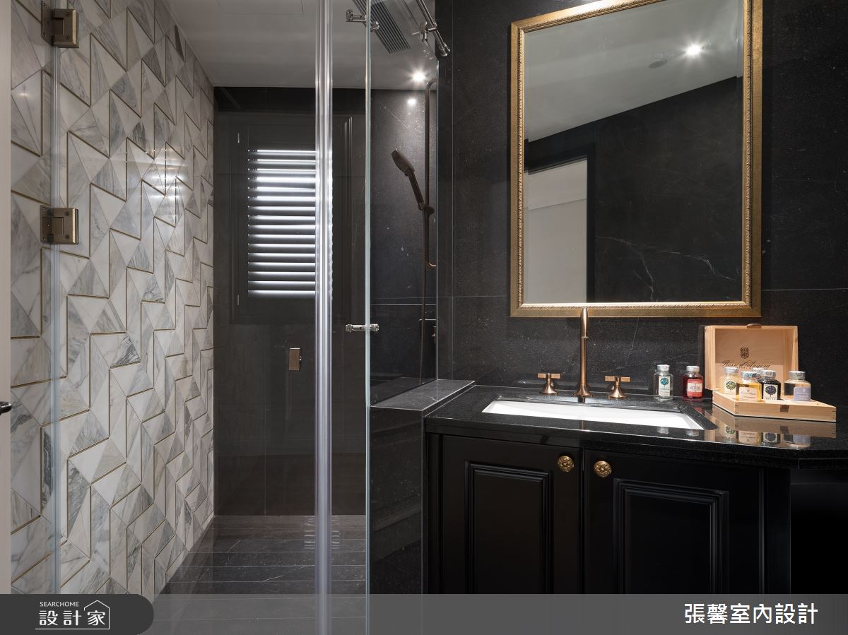 毛胚屋＿奢華風浴室案例圖片＿張馨室內設計/瀚觀室內裝修設計工程有限公司＿張馨_亙美 綠茵宏綿之68