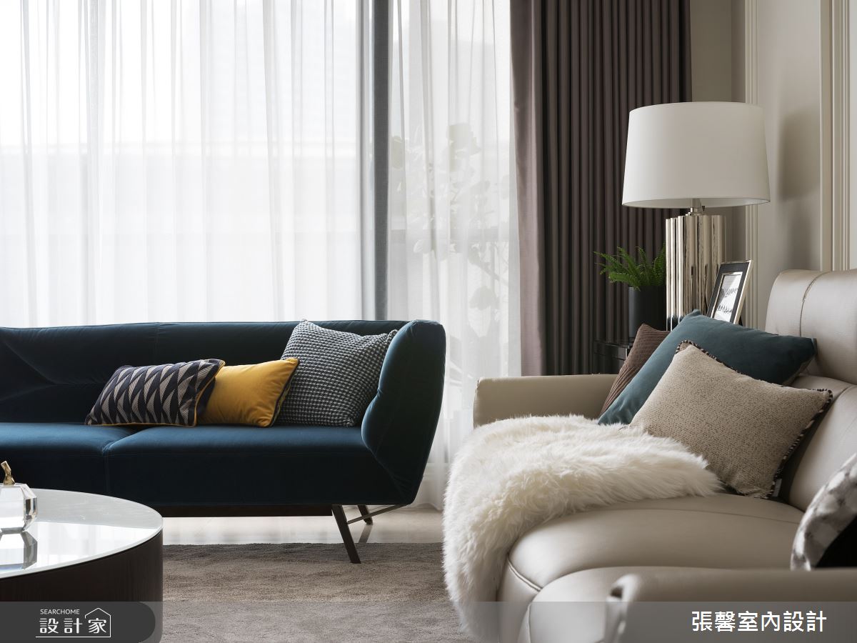 66坪毛胚屋＿美式風客廳案例圖片＿張馨室內設計/瀚觀室內裝修設計工程有限公司＿張馨_紳雅 緻燦之7