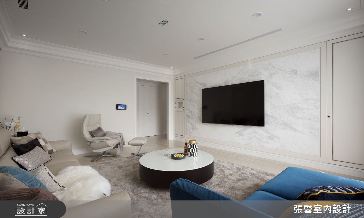 66坪毛胚屋＿美式風客廳案例圖片＿張馨室內設計/瀚觀室內裝修設計工程有限公司＿張馨_紳雅 緻燦之9