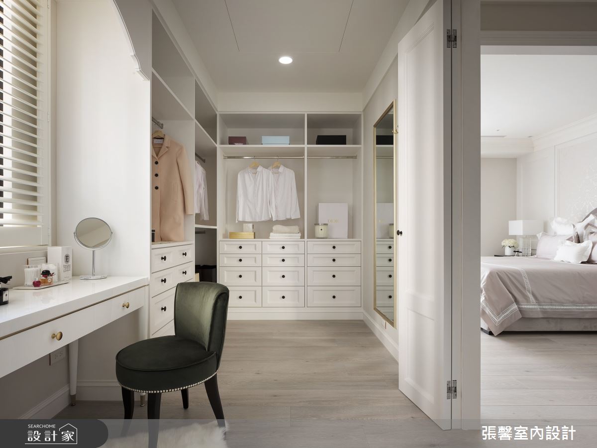 66坪毛胚屋＿美式風臥室更衣間案例圖片＿張馨室內設計/瀚觀室內裝修設計工程有限公司＿張馨_紳雅 緻燦之23