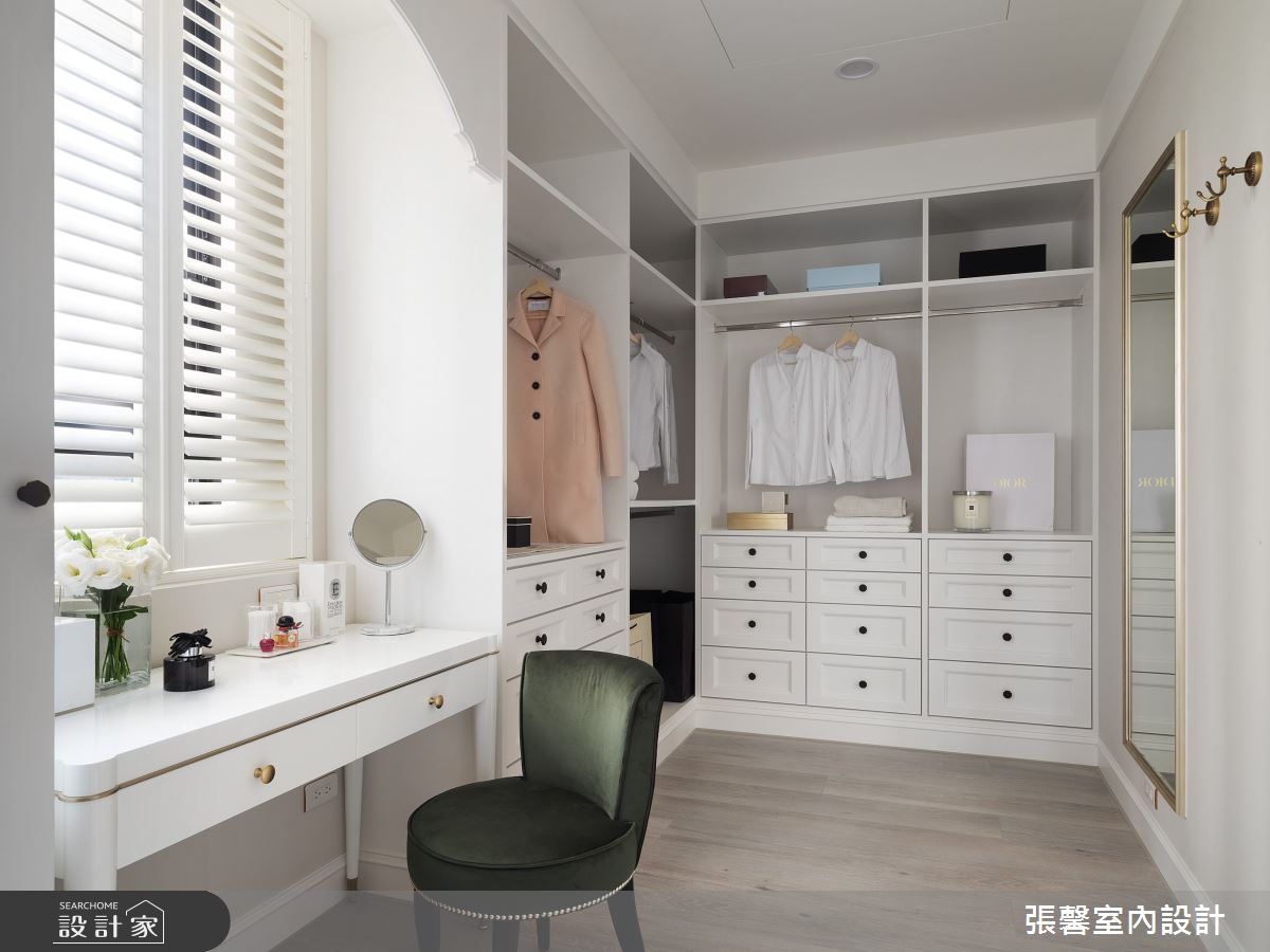 66坪毛胚屋＿美式風更衣間案例圖片＿張馨室內設計/瀚觀室內裝修設計工程有限公司＿張馨_紳雅 緻燦之24