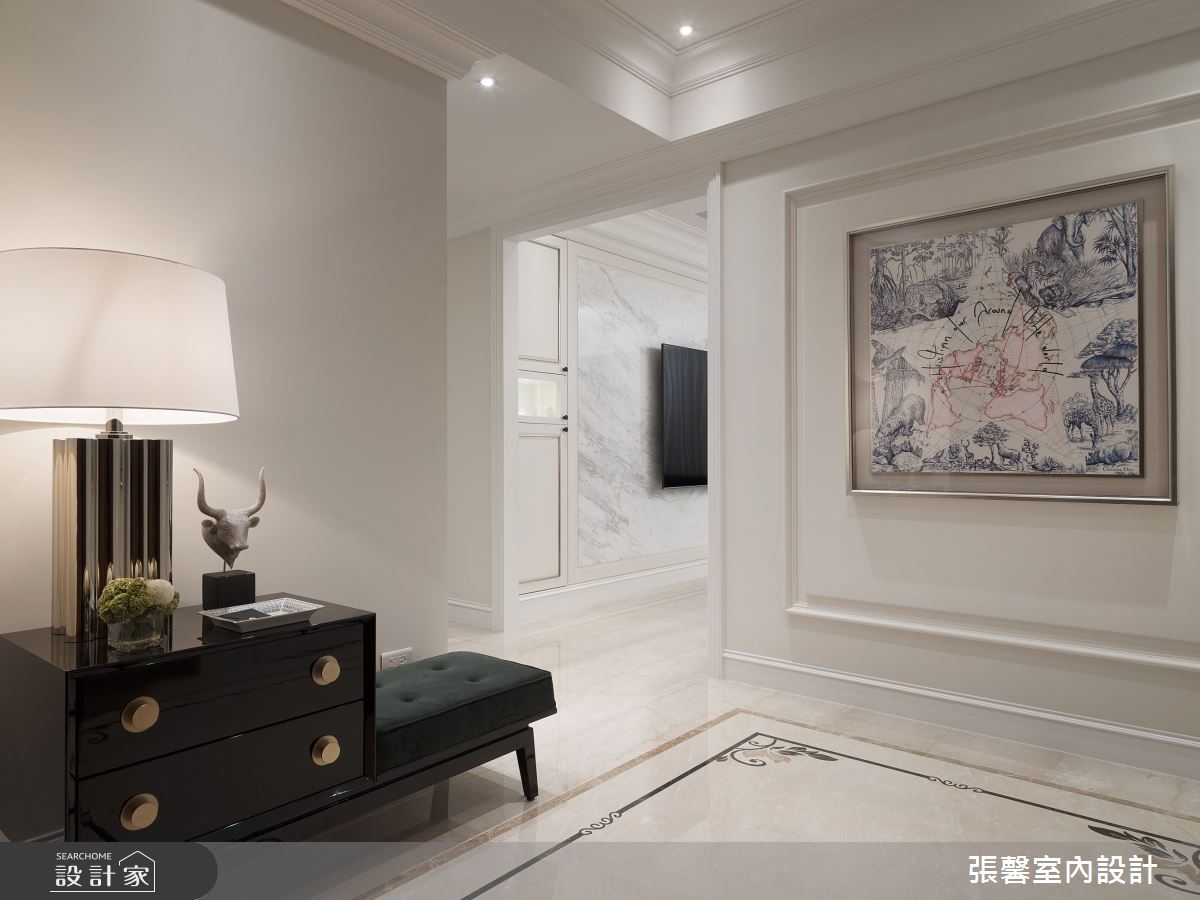 66坪毛胚屋＿美式風玄關案例圖片＿張馨室內設計/瀚觀室內裝修設計工程有限公司＿張馨_紳雅 緻燦之1