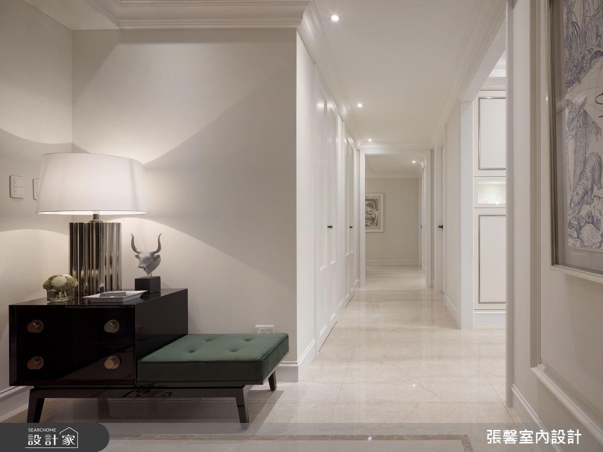 66坪毛胚屋＿美式風玄關走廊案例圖片＿張馨室內設計/瀚觀室內裝修設計工程有限公司＿張馨_紳雅 緻燦之2
