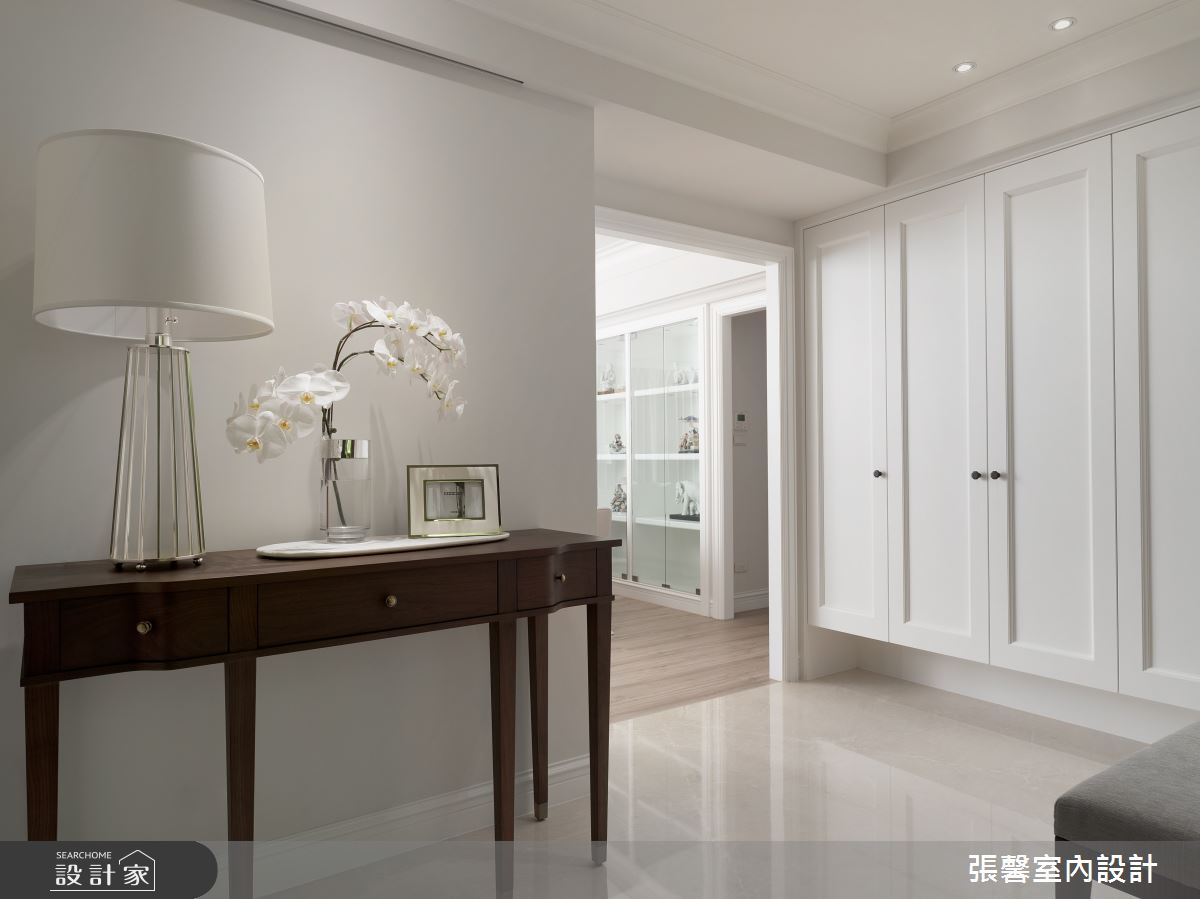 中古屋(5~15年)＿美式風玄關案例圖片＿張馨室內設計/瀚觀室內裝修設計工程有限公司＿張馨_清雅 雋綿之1
