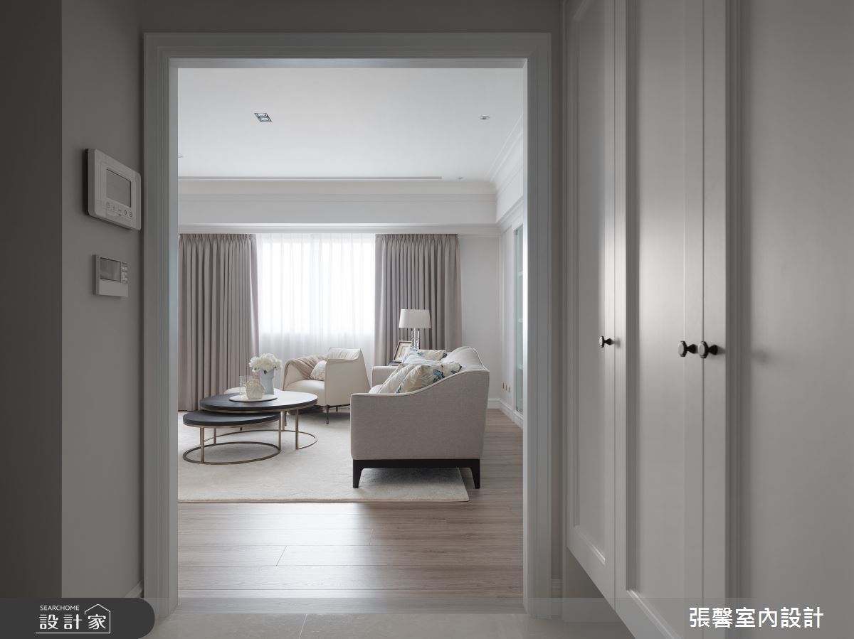 中古屋(5~15年)＿美式風客廳案例圖片＿張馨室內設計/瀚觀室內裝修設計工程有限公司＿張馨_清雅 雋綿之4