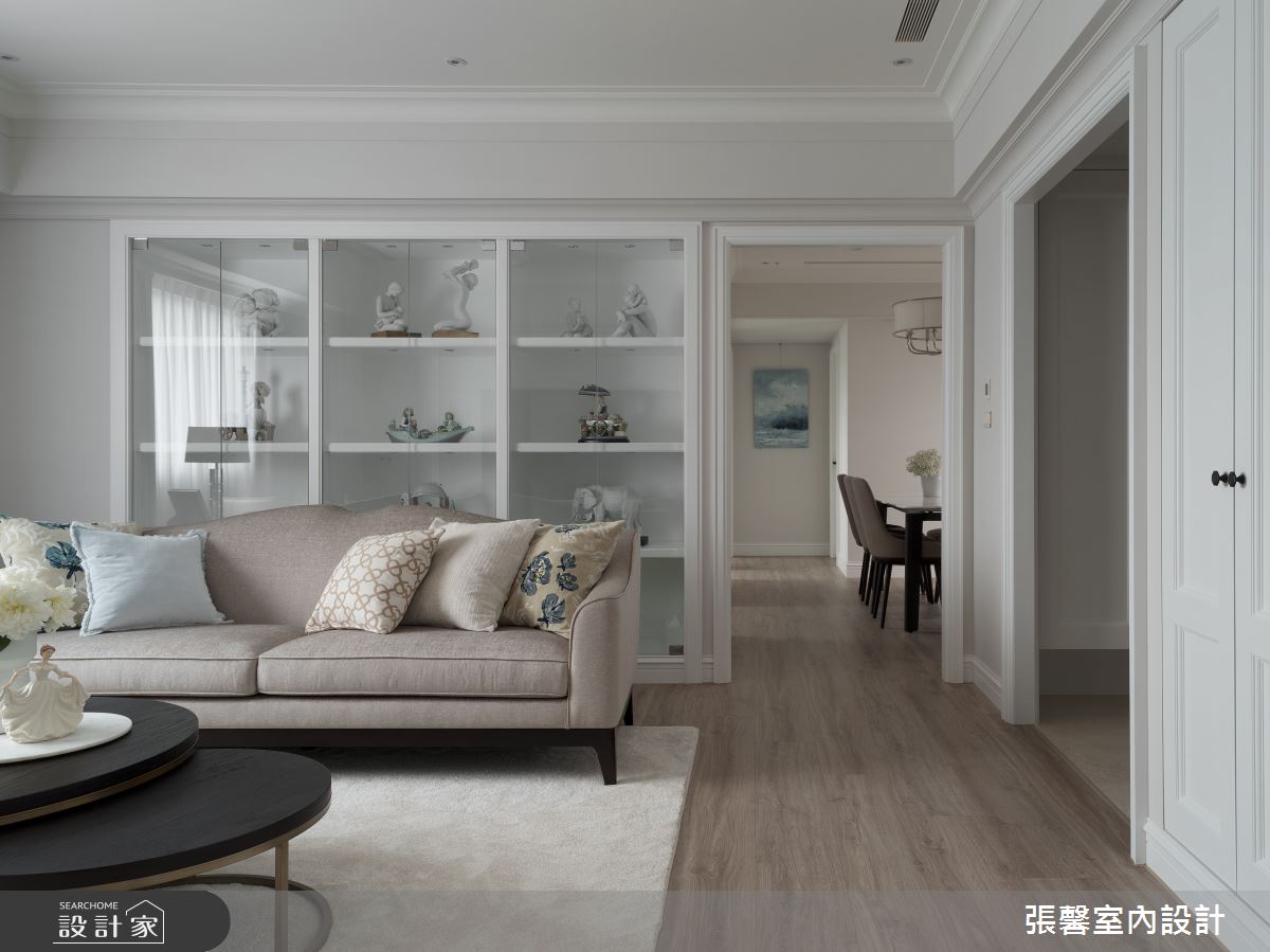 中古屋(5~15年)＿美式風客廳案例圖片＿張馨室內設計/瀚觀室內裝修設計工程有限公司＿張馨_清雅 雋綿之6