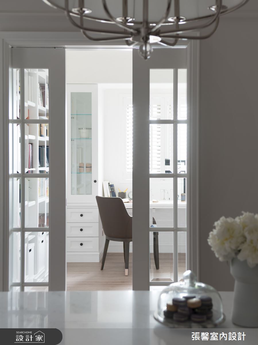 中古屋(5~15年)＿美式風書房案例圖片＿張馨室內設計/瀚觀室內裝修設計工程有限公司＿張馨_清雅 雋綿之11