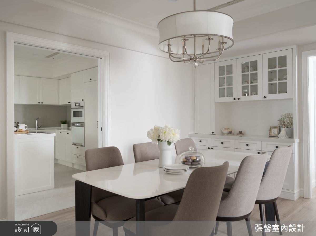 中古屋(5~15年)＿美式風餐廳廚房案例圖片＿張馨室內設計/瀚觀室內裝修設計工程有限公司＿張馨_清雅 雋綿之15