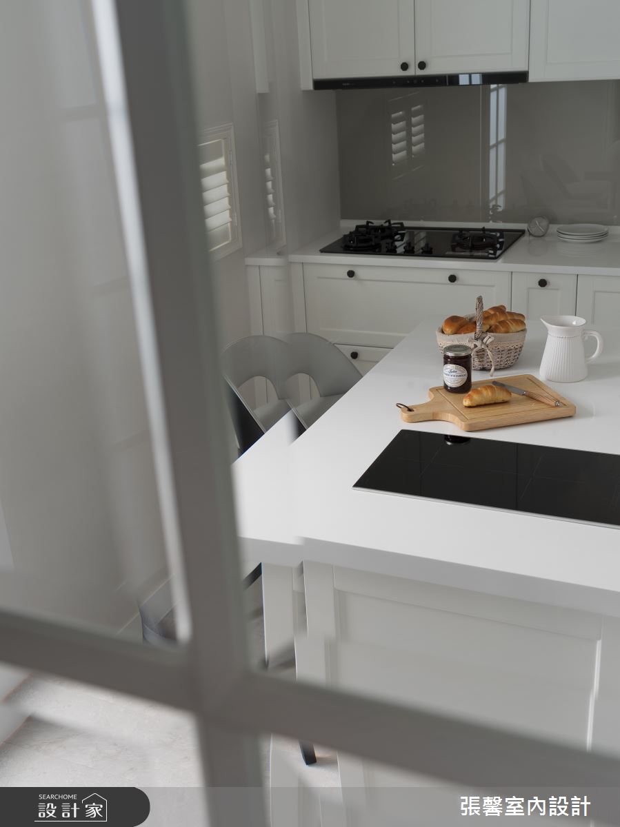 中古屋(5~15年)＿美式風廚房案例圖片＿張馨室內設計/瀚觀室內裝修設計工程有限公司＿張馨_清雅 雋綿之18