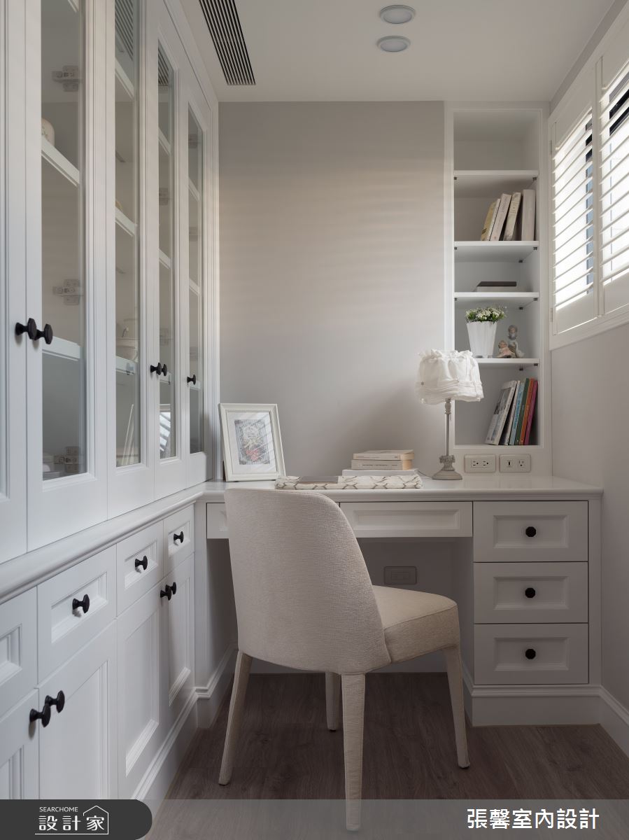 中古屋(5~15年)＿美式風書房案例圖片＿張馨室內設計/瀚觀室內裝修設計工程有限公司＿張馨_清雅 雋綿之24