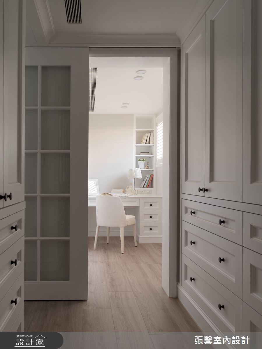 中古屋(5~15年)＿美式風更衣間案例圖片＿張馨室內設計/瀚觀室內裝修設計工程有限公司＿張馨_清雅 雋綿之26