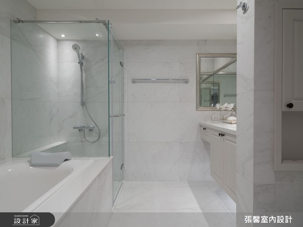 中古屋(5~15年)＿美式風浴室案例圖片＿張馨室內設計/瀚觀室內裝修設計工程有限公司＿張馨_清雅 雋綿之27