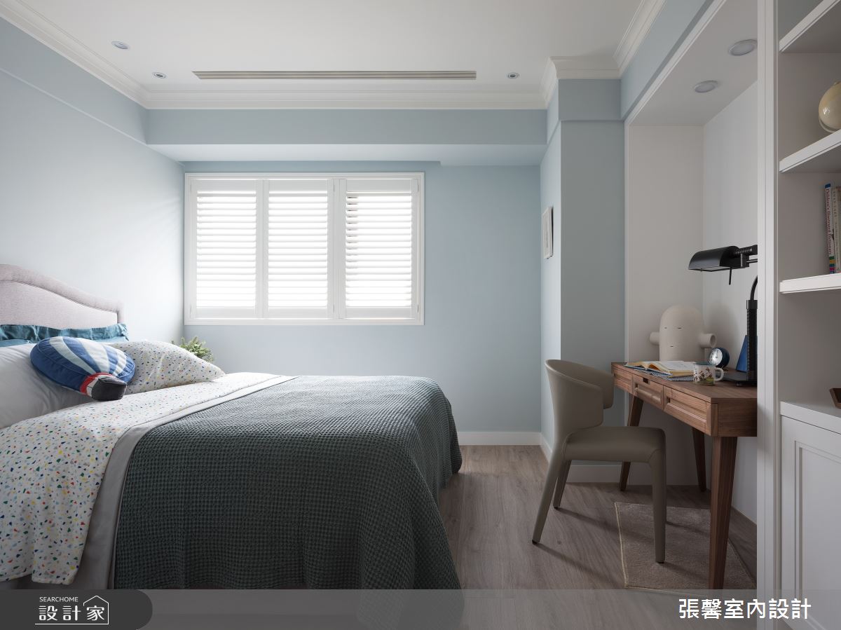 中古屋(5~15年)＿美式風臥室案例圖片＿張馨室內設計/瀚觀室內裝修設計工程有限公司＿張馨_清雅 雋綿之31