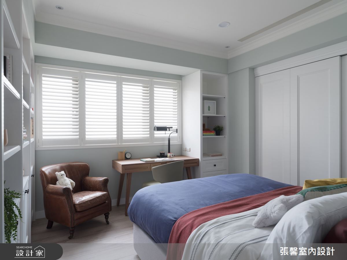 中古屋(5~15年)＿美式風臥室案例圖片＿張馨室內設計/瀚觀室內裝修設計工程有限公司＿張馨_清雅 雋綿之37
