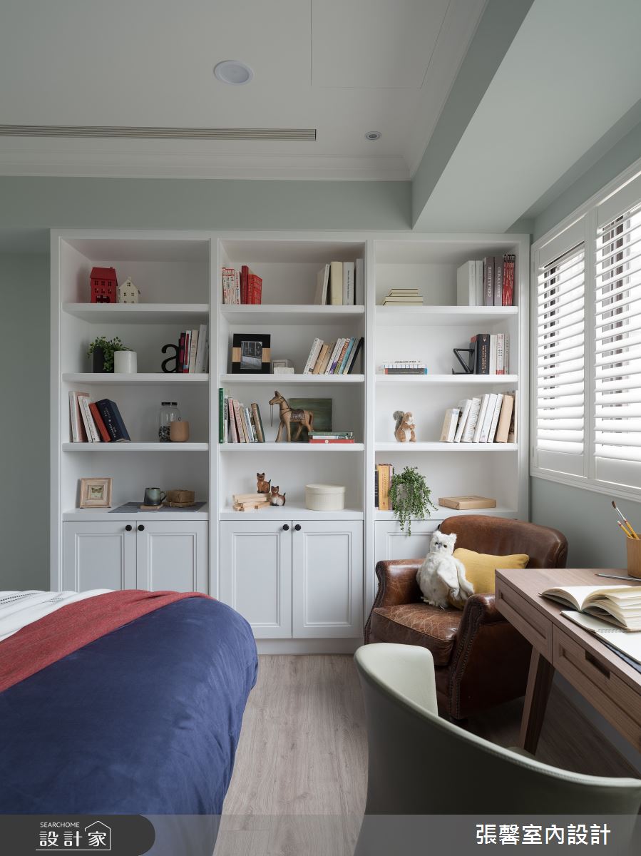 中古屋(5~15年)＿美式風臥室案例圖片＿張馨室內設計/瀚觀室內裝修設計工程有限公司＿張馨_清雅 雋綿之40