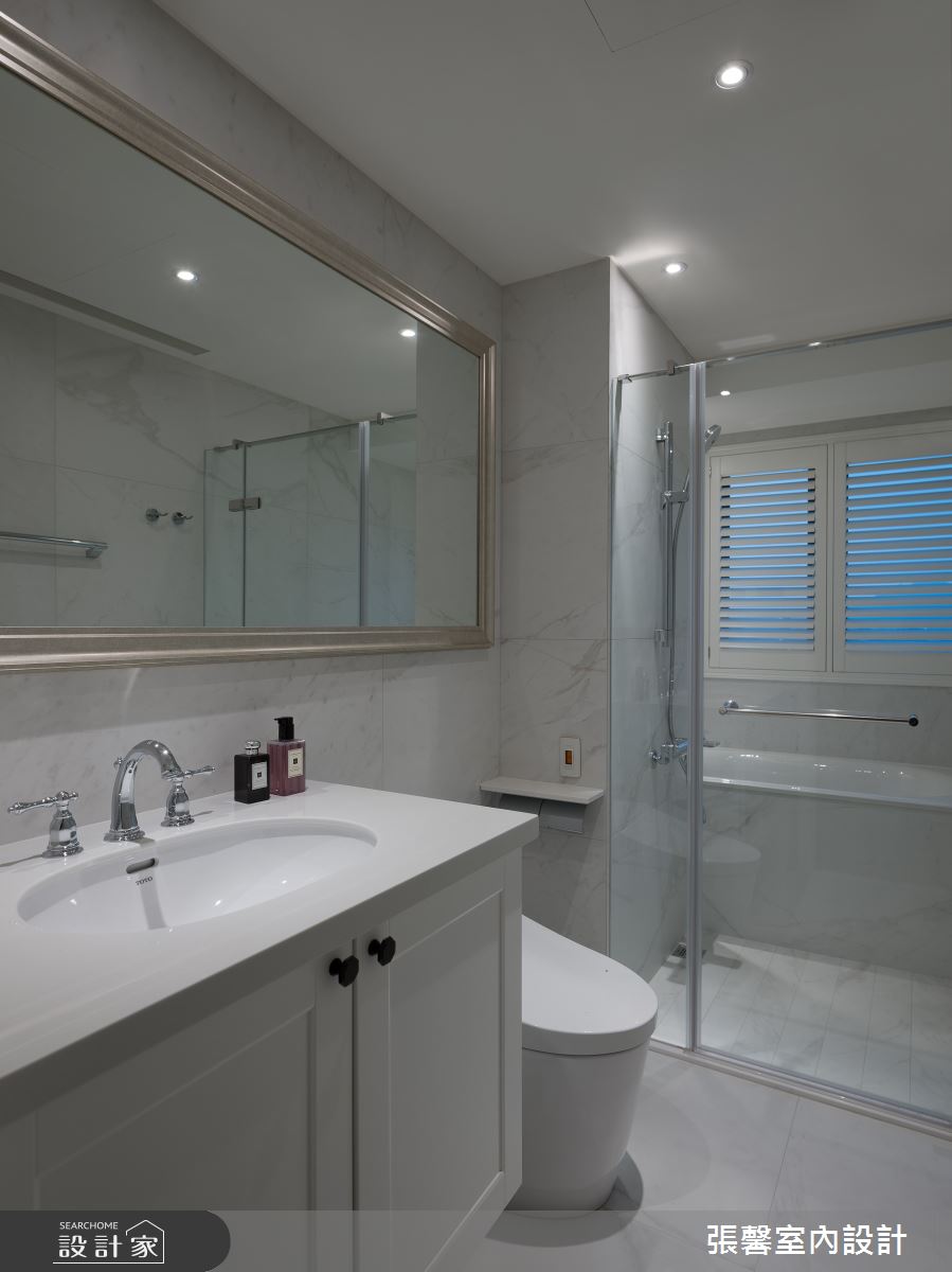 中古屋(5~15年)＿美式風浴室案例圖片＿張馨室內設計/瀚觀室內裝修設計工程有限公司＿張馨_清雅 雋綿之46