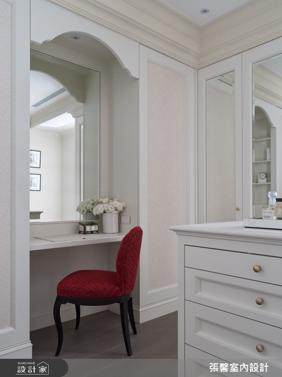 67坪毛胚屋＿美式風更衣間案例圖片＿張馨室內設計/瀚觀室內裝修設計工程有限公司＿張馨_緩慢 退休方庭之35