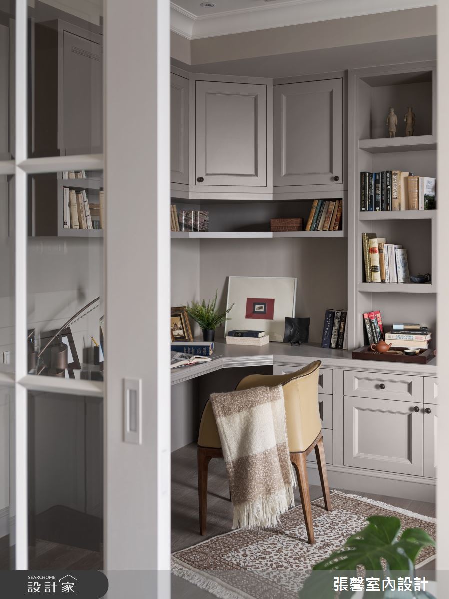 67坪毛胚屋＿美式風書房案例圖片＿張馨室內設計/瀚觀室內裝修設計工程有限公司＿張馨_緩慢 退休方庭之7
