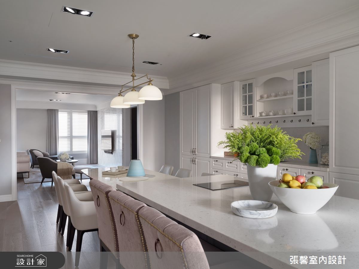 67坪毛胚屋＿美式風餐廳案例圖片＿張馨室內設計/瀚觀室內裝修設計工程有限公司＿張馨_緩慢 退休方庭之25