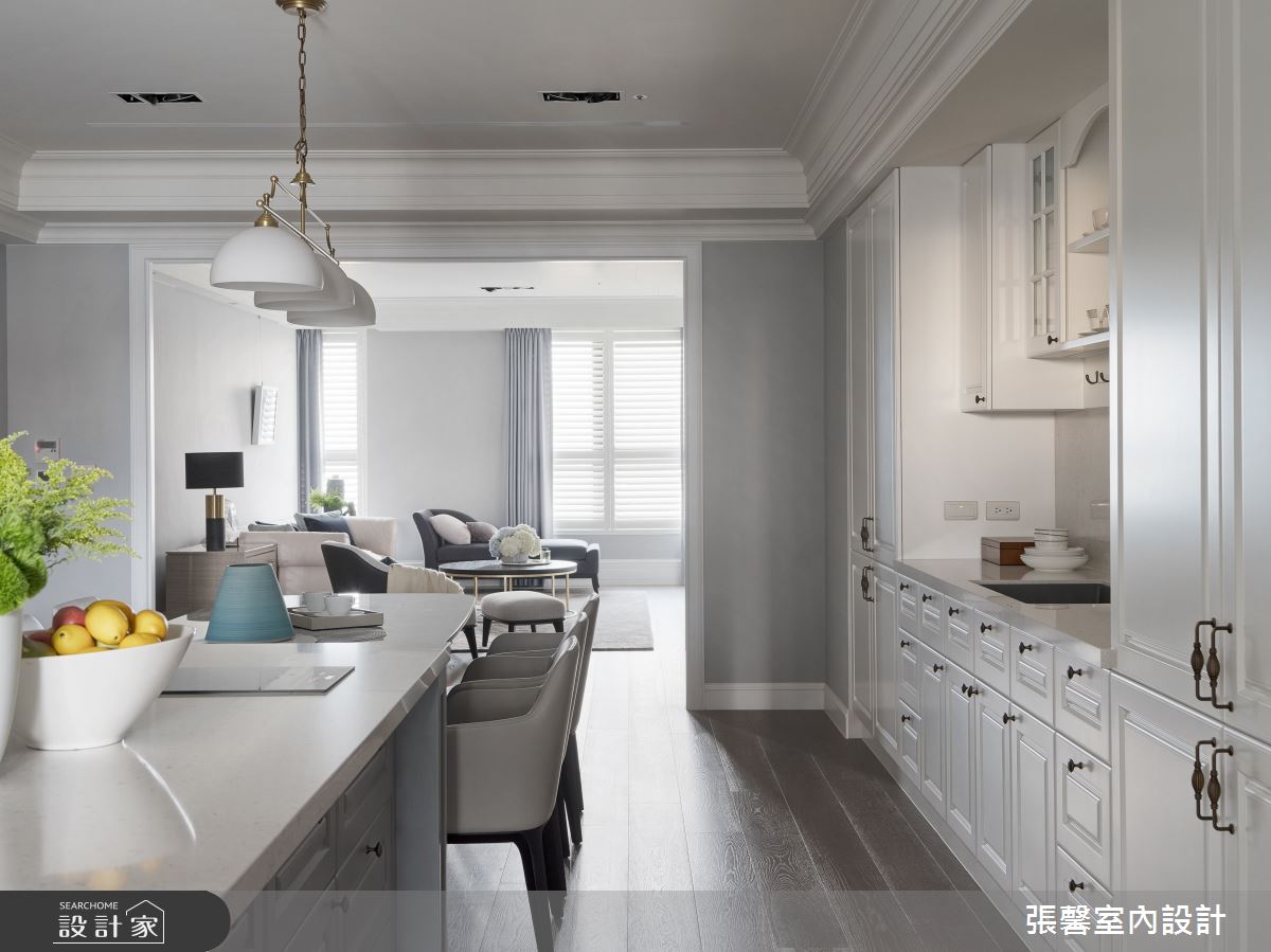 67坪毛胚屋＿美式風餐廳案例圖片＿張馨室內設計/瀚觀室內裝修設計工程有限公司＿張馨_緩慢 退休方庭之26