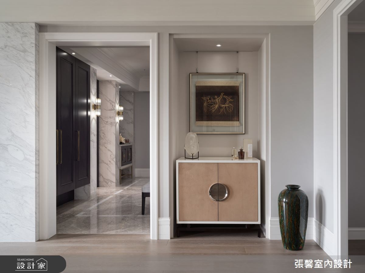 67坪毛胚屋＿美式風玄關案例圖片＿張馨室內設計/瀚觀室內裝修設計工程有限公司＿張馨_緩慢 退休方庭之12