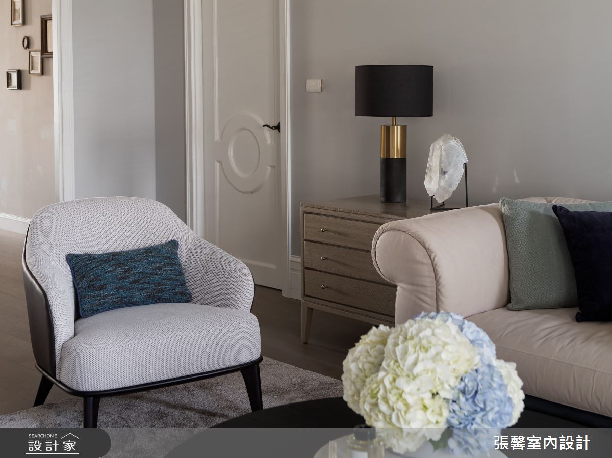 67坪毛胚屋＿美式風客廳案例圖片＿張馨室內設計/瀚觀室內裝修設計工程有限公司＿張馨_緩慢 退休方庭之17