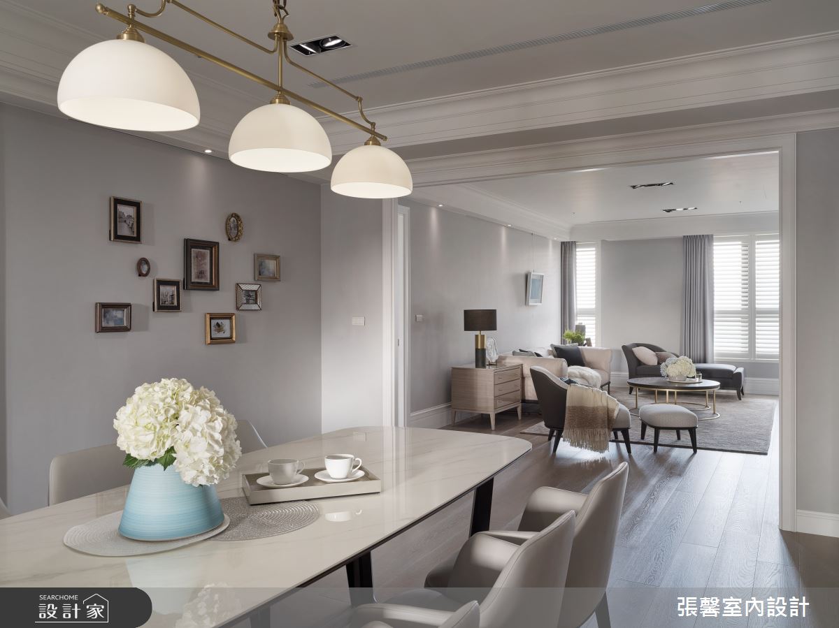 67坪毛胚屋＿美式風客廳餐廳案例圖片＿張馨室內設計/瀚觀室內裝修設計工程有限公司＿張馨_緩慢 退休方庭之27