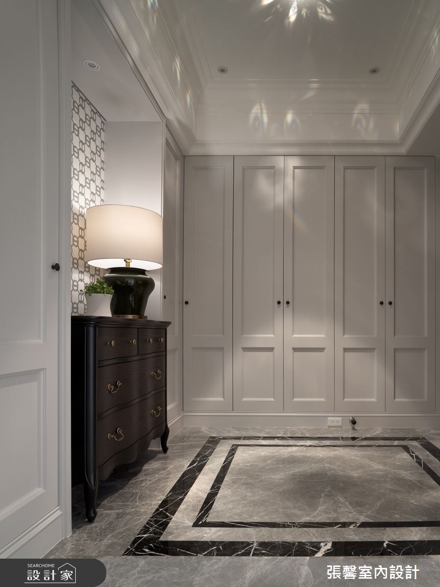50坪毛胚屋＿美式風玄關案例圖片＿張馨室內設計/瀚觀室內裝修設計工程有限公司＿張馨_初心 經典之1