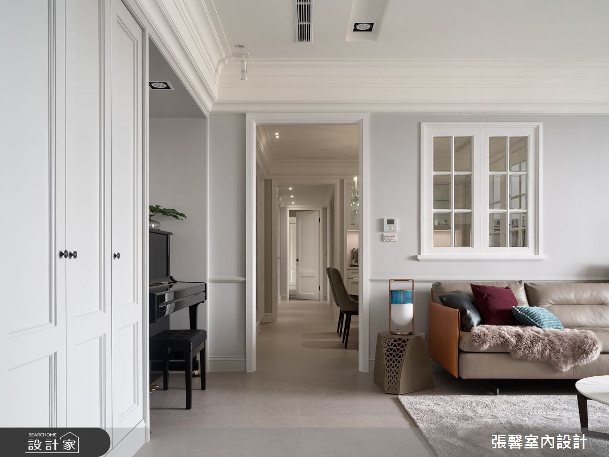 50坪毛胚屋＿美式風客廳案例圖片＿張馨室內設計/瀚觀室內裝修設計工程有限公司＿張馨_初心 經典之7