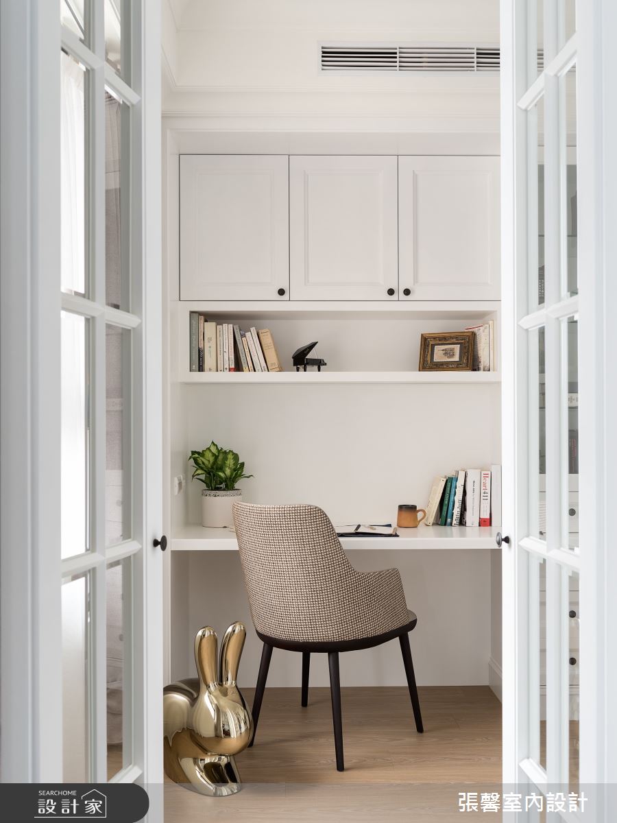 50坪毛胚屋＿美式風書房案例圖片＿張馨室內設計/瀚觀室內裝修設計工程有限公司＿張馨_初心 經典之9