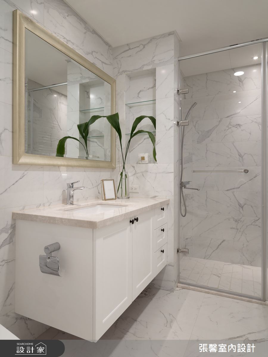 50坪毛胚屋＿美式風浴室案例圖片＿張馨室內設計/瀚觀室內裝修設計工程有限公司＿張馨_初心 經典之36