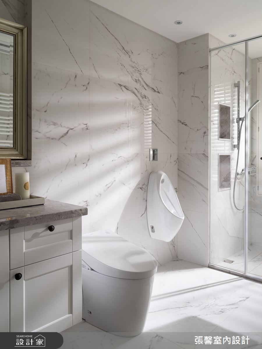 50坪毛胚屋＿美式風浴室案例圖片＿張馨室內設計/瀚觀室內裝修設計工程有限公司＿張馨_初心 經典之28