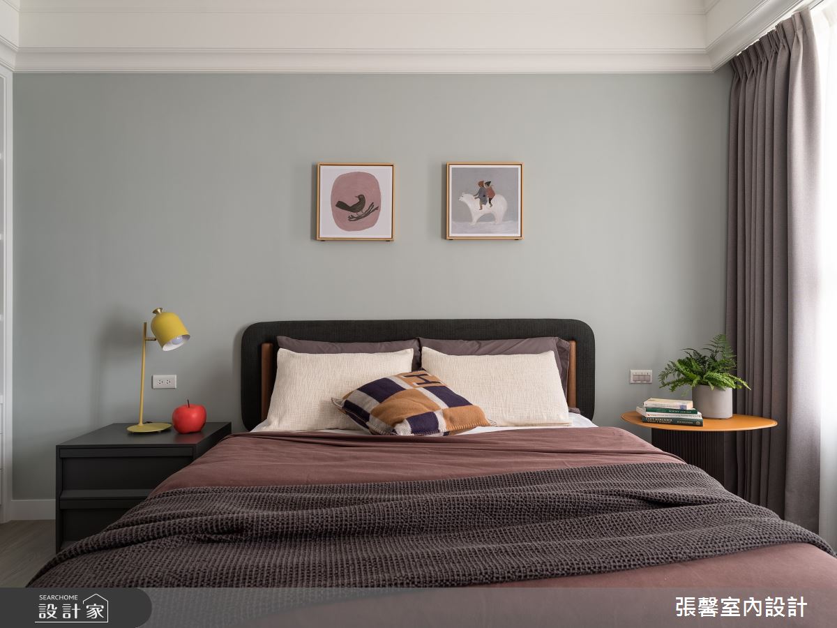 50坪毛胚屋＿美式風臥室案例圖片＿張馨室內設計/瀚觀室內裝修設計工程有限公司＿張馨_初心 經典之32