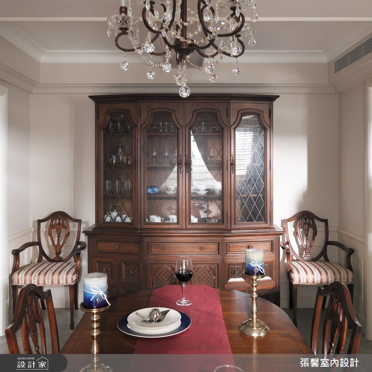 41坪老屋(16~30年)＿美式風餐廳案例圖片＿張馨室內設計/瀚觀室內裝修設計工程有限公司＿張馨_雍雅 女人香之19