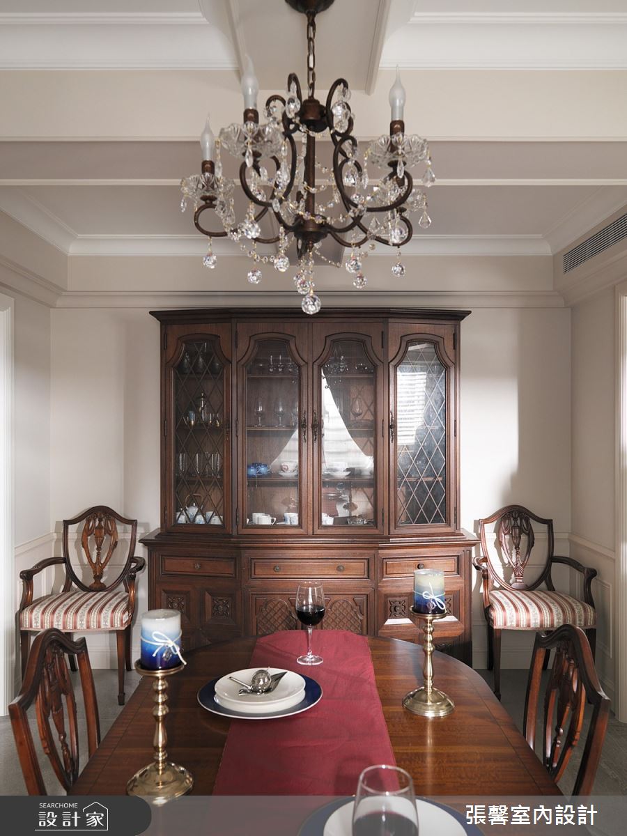 41坪老屋(16~30年)＿美式風餐廳案例圖片＿張馨室內設計/瀚觀室內裝修設計工程有限公司＿張馨_雍雅 女人香之18