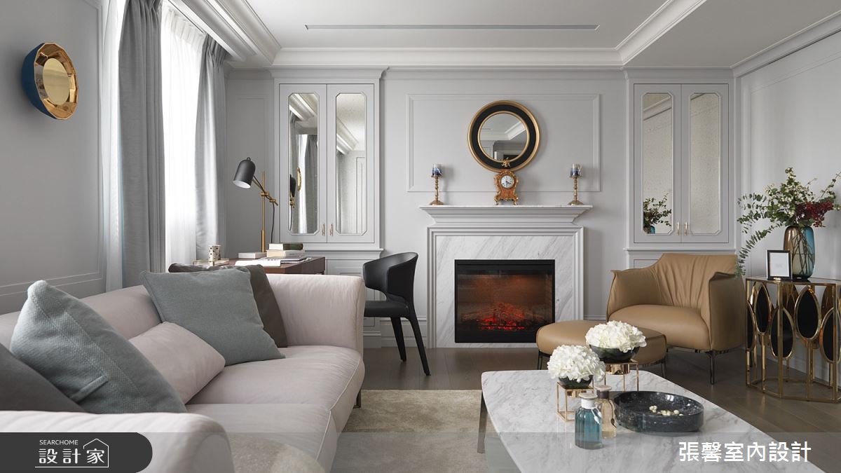 41坪老屋(16~30年)＿美式風客廳案例圖片＿張馨室內設計/瀚觀室內裝修設計工程有限公司＿張馨_雍雅 女人香之8