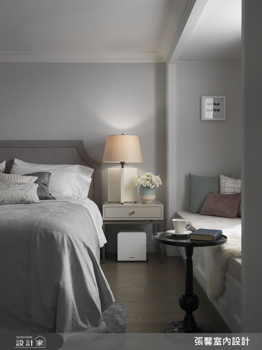 41坪老屋(16~30年)＿美式風臥室臥榻案例圖片＿張馨室內設計/瀚觀室內裝修設計工程有限公司＿張馨_雍雅 女人香之22