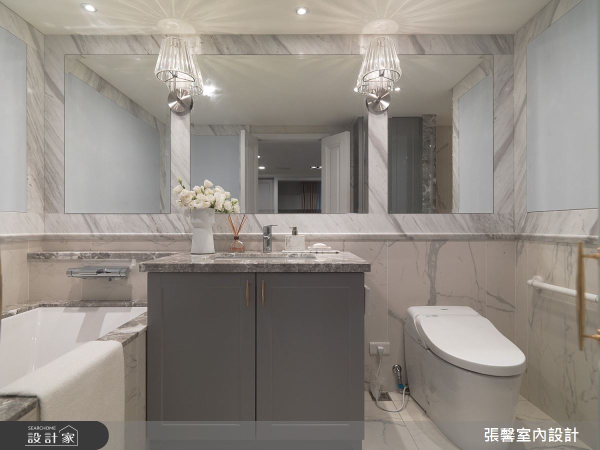 41坪老屋(16~30年)＿美式風浴室案例圖片＿張馨室內設計/瀚觀室內裝修設計工程有限公司＿張馨_雍雅 女人香之27