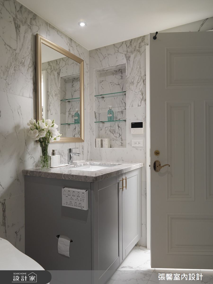 41坪老屋(16~30年)＿美式風浴室案例圖片＿張馨室內設計/瀚觀室內裝修設計工程有限公司＿張馨_雍雅 女人香之31