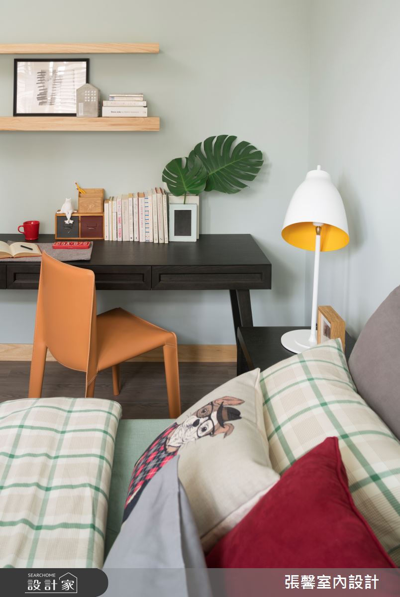 毛胚屋＿美式風臥室案例圖片＿張馨室內設計/瀚觀室內裝修設計工程有限公司＿張馨_翱翔 水畔森林之36