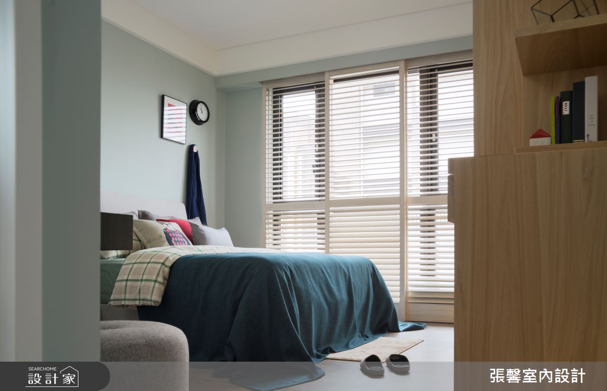 毛胚屋＿美式風臥室案例圖片＿張馨室內設計/瀚觀室內裝修設計工程有限公司＿張馨_翱翔 水畔森林之30
