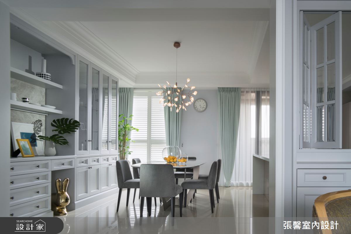 毛胚屋＿美式風餐廳案例圖片＿張馨室內設計/瀚觀室內裝修設計工程有限公司＿張馨_翱翔 水畔森林之16