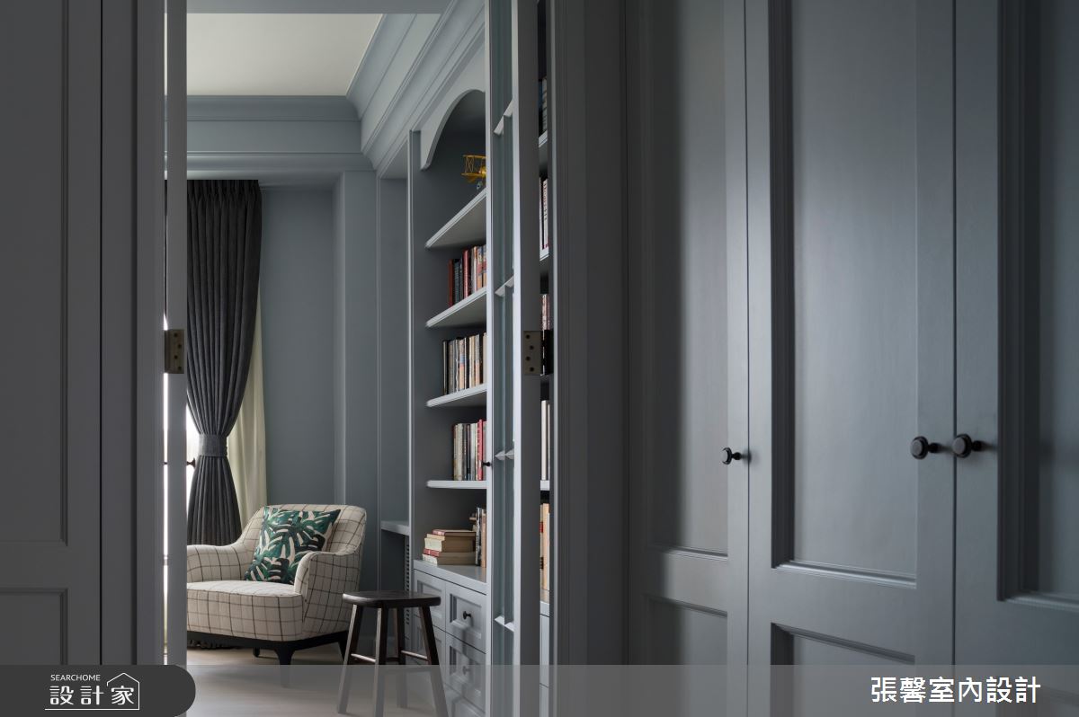 毛胚屋＿美式風書房案例圖片＿張馨室內設計/瀚觀室內裝修設計工程有限公司＿張馨_翱翔 水畔森林之2