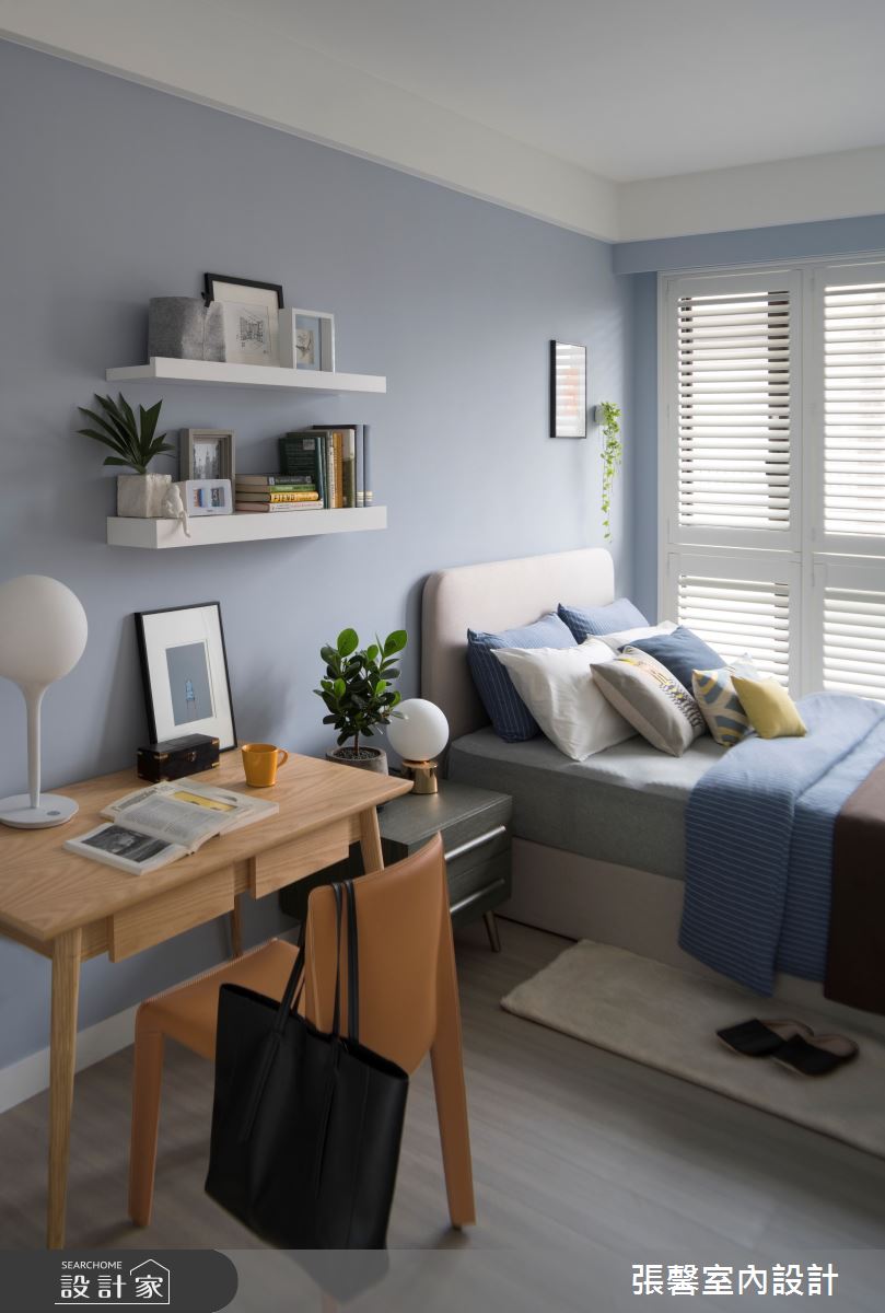 毛胚屋＿美式風臥室案例圖片＿張馨室內設計/瀚觀室內裝修設計工程有限公司＿張馨_翱翔 水畔森林之39